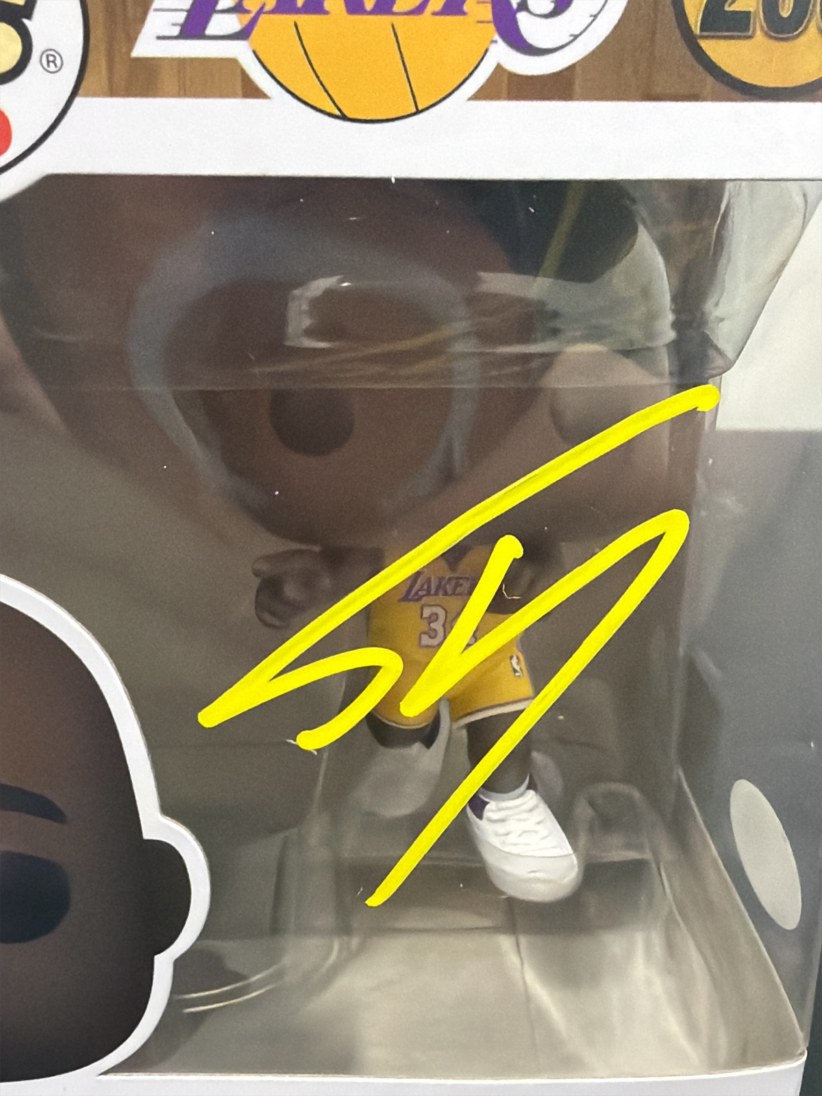 Shaquille O'Neal Signed Lakers 2000 WCF Celebration Funko Pop 208 JSA W COA Shaq