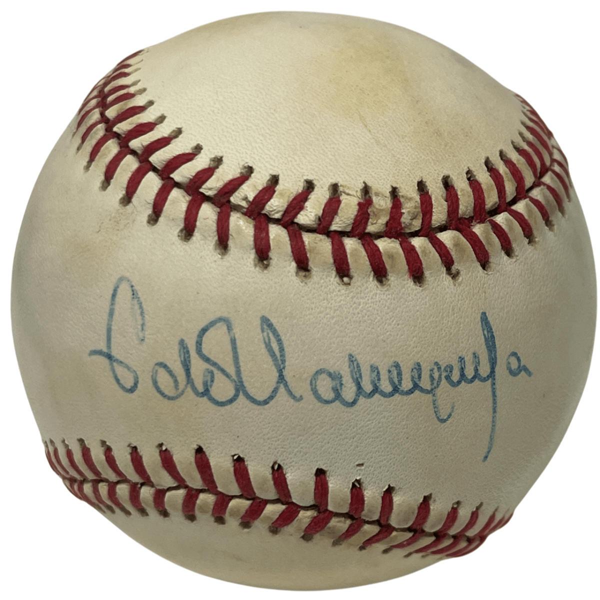 Fernando Valenzuela Signed Rawlings National League Baseball Dodgers JSA COA B