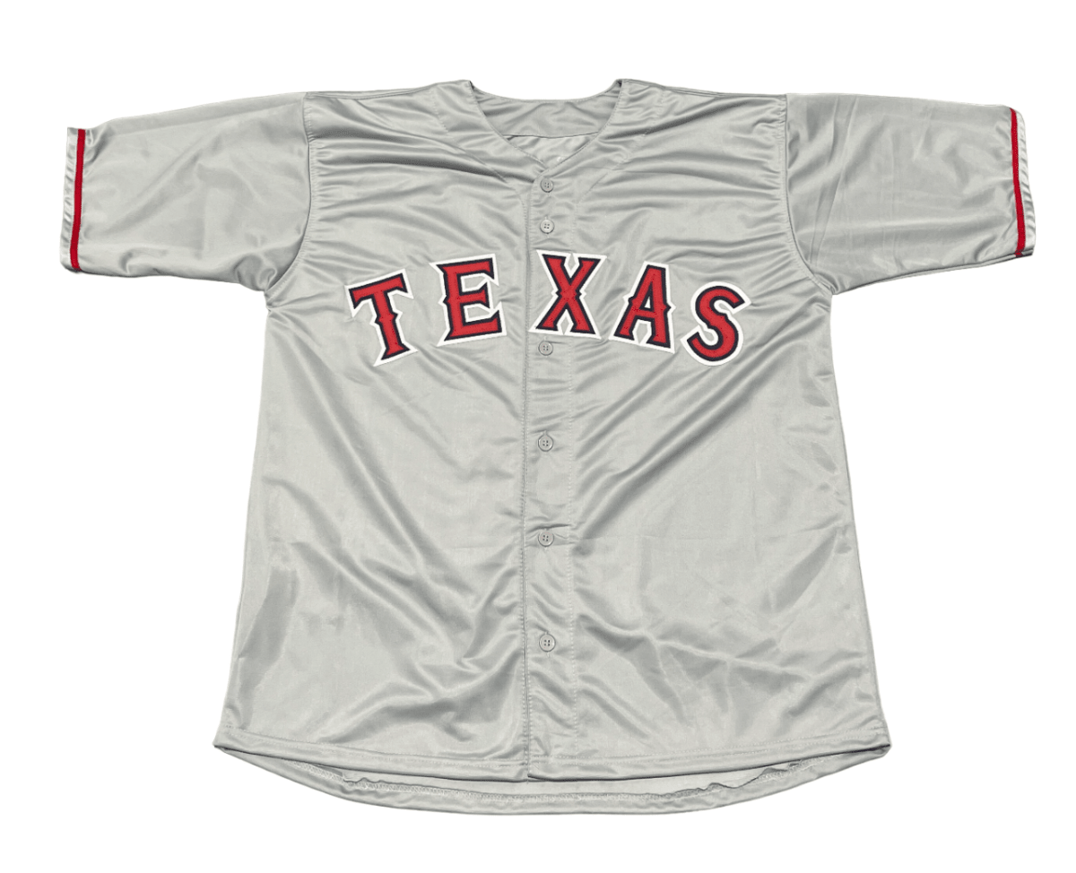 Juan Gonzalez Signed Rangers Custom Jersey w/ 96, 98 AL MVP Beckett Wit BAS COA