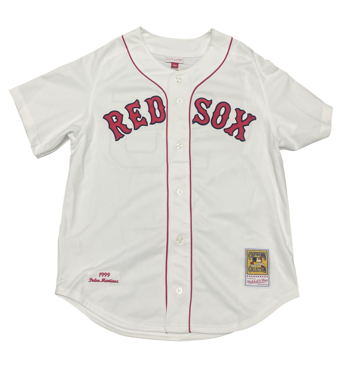 Pedro Martinez Signed Mitchell &amp; Ness Authentic Red Sox Jersey 7x Insc JSA W COA