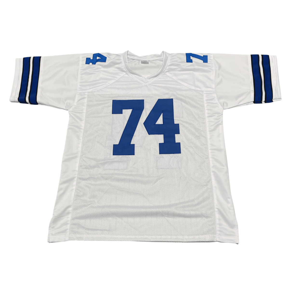 Bob Lilly Signed Dallas Cowboys Custom Jersey w/ 2 Ins Beckett Witness BAS COA