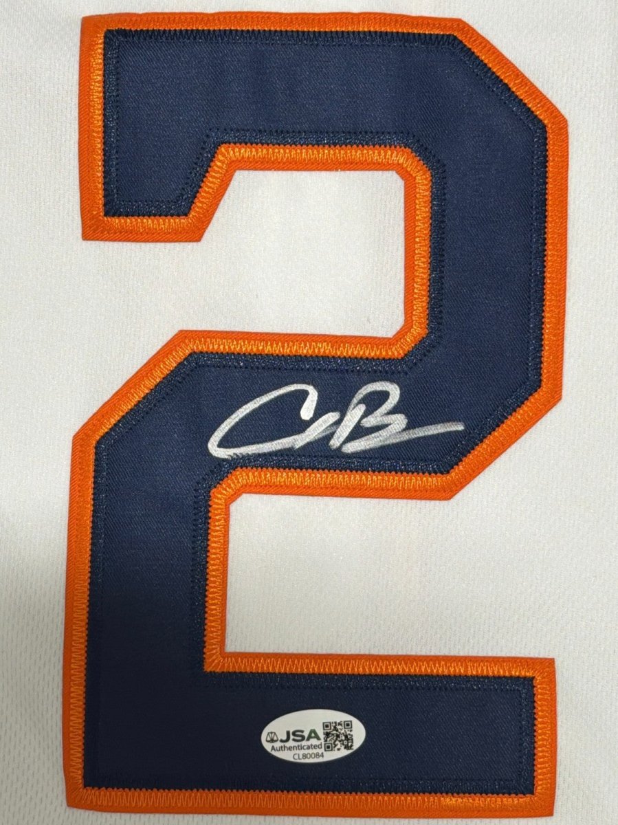 Alex Bregman Signed Autographed Houston Astros Custom Replica Jersey JSA COA