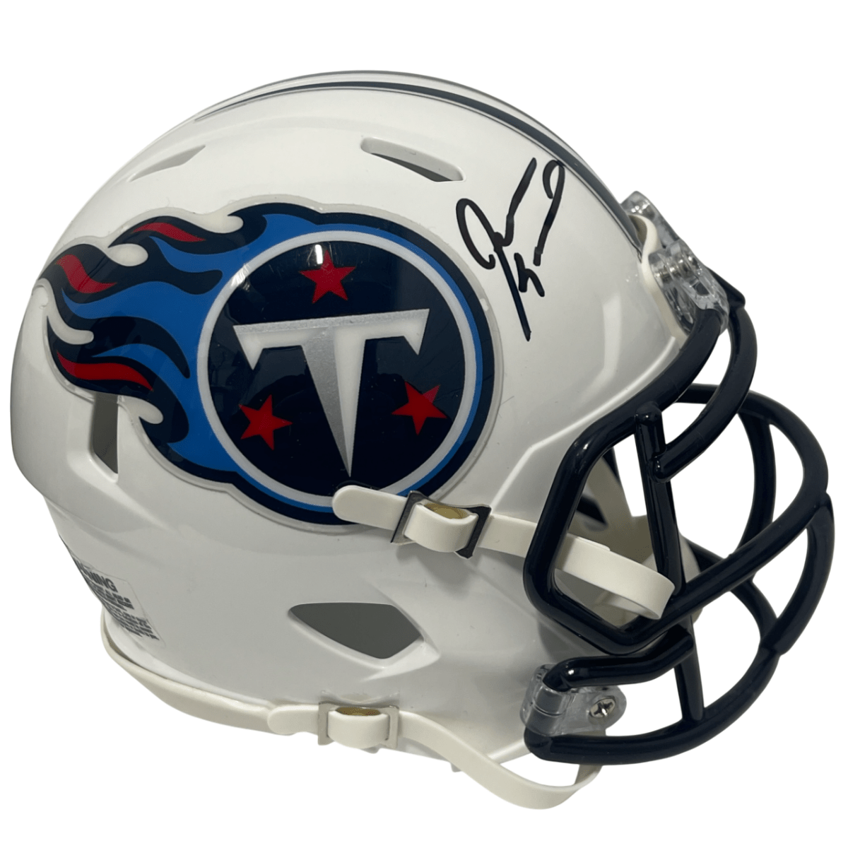 Jevon Kearse Signed Tennessee Titans TB Mini Helmet Beckett Witness BAS COA