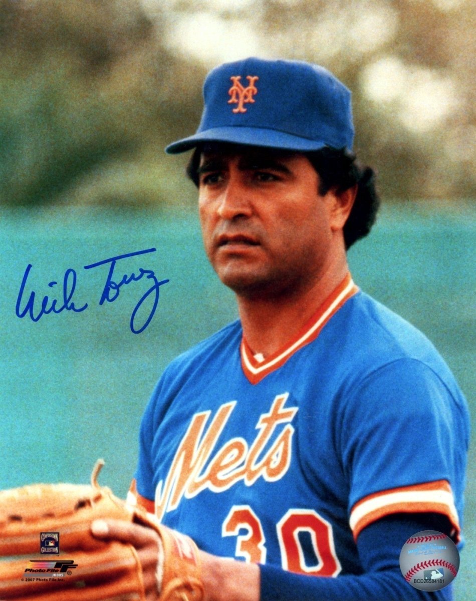 Mike Torrez Signed Autographed New York Mets 8x10 Photo File LSCM COA #4