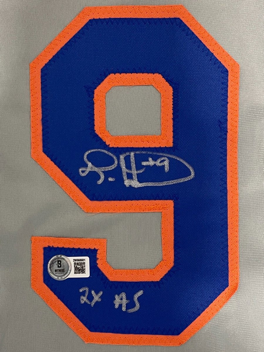 Todd Hundley Signed New York Mets Custom Jersey w/ 2x AS Beckett Witness BAS COA