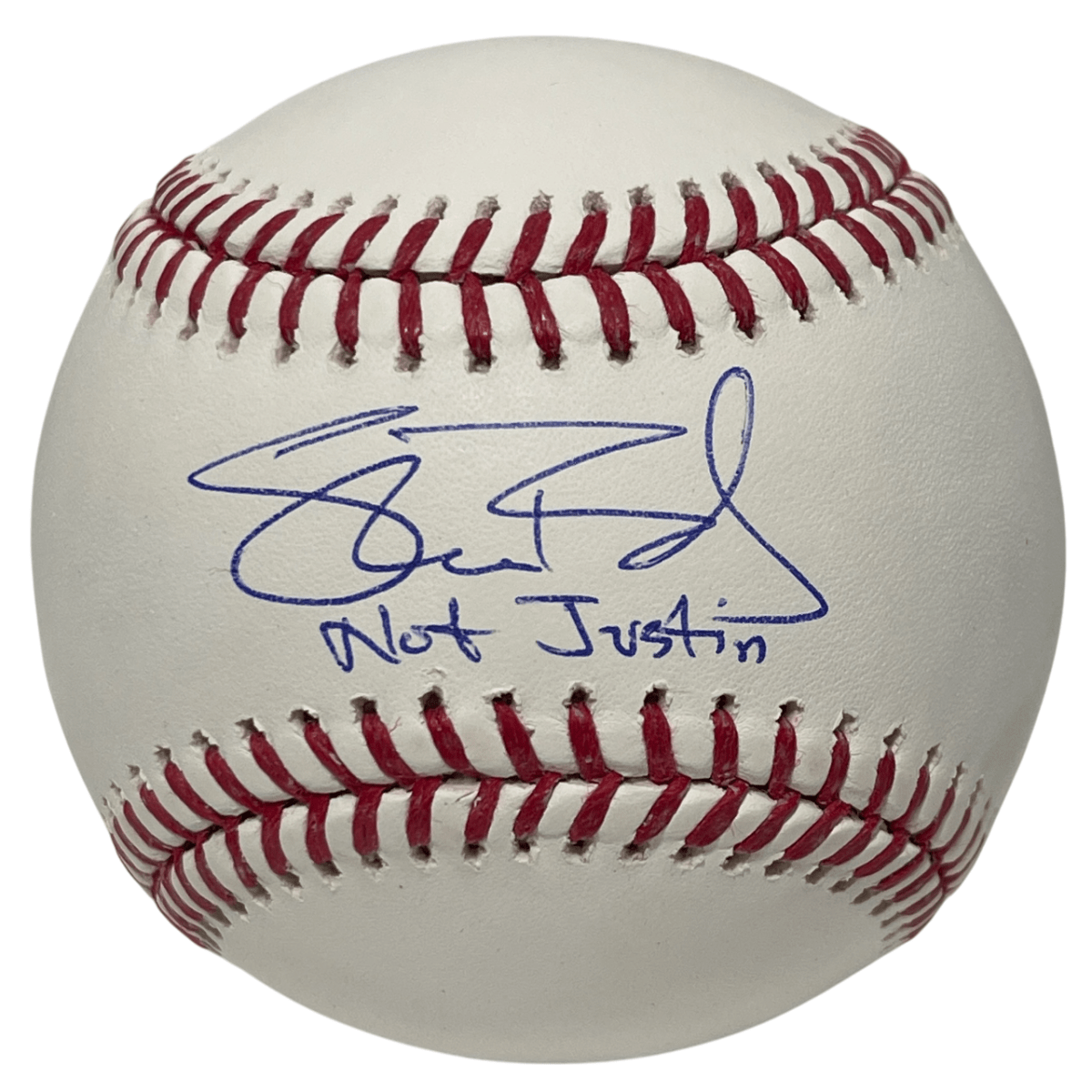Shane Bieber Signed ROMLB Baseball w/ Not Justin Beckett BAS COA Guardians