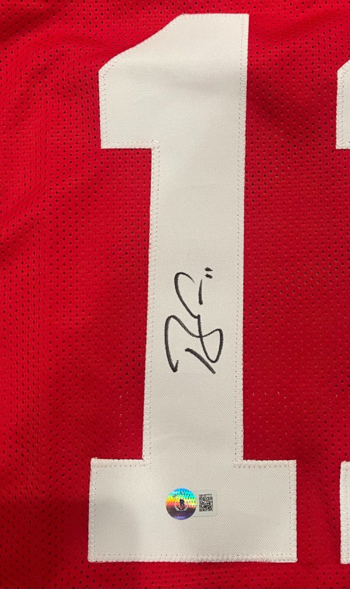 Brandon Aiyuk Signed San Francisco 49ers Custom Jersey Beckett Witness BAS COA