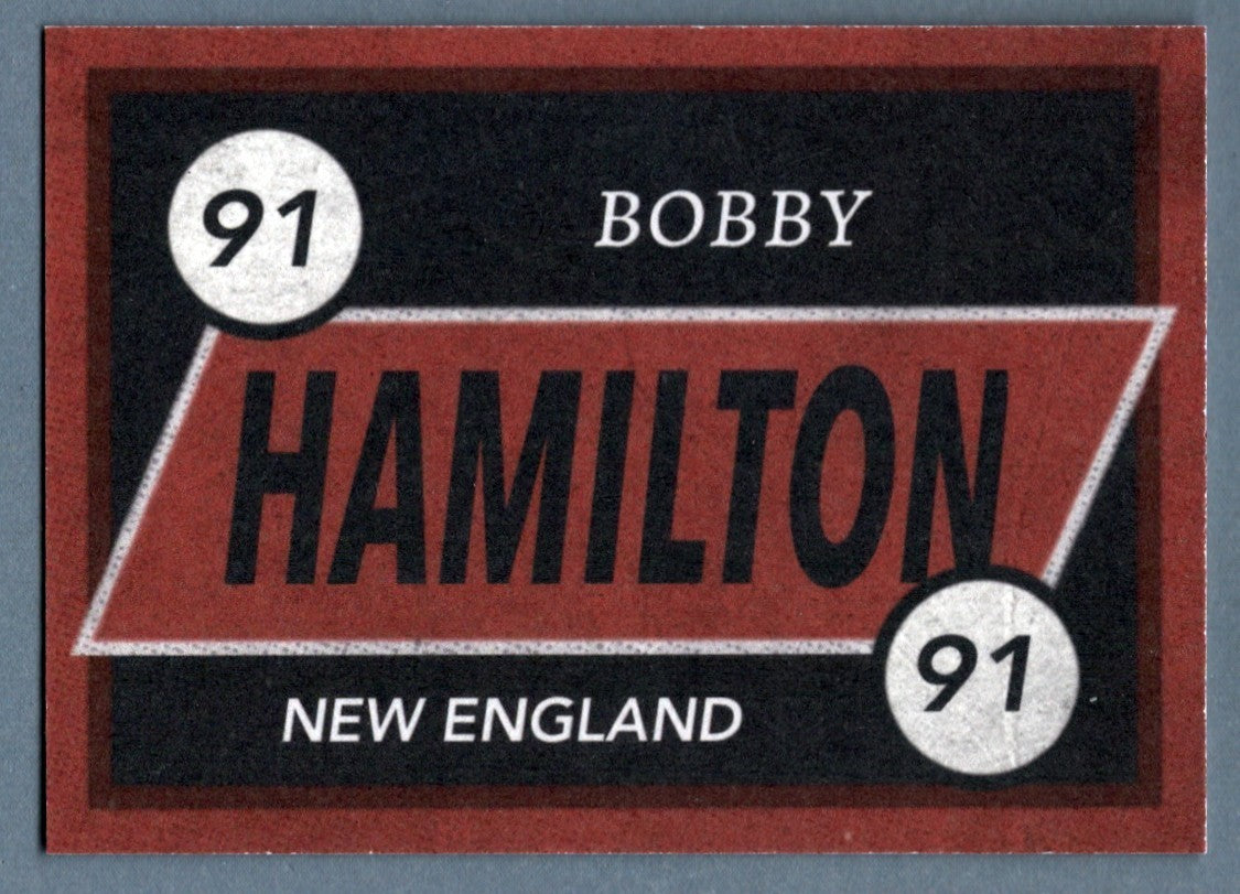Bobby Hamilton Signed Auto Custom Card w/ 2 SB Champ Insc. LSCM COA Patriots