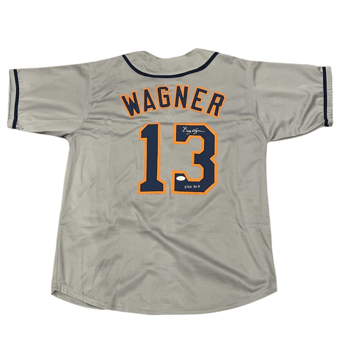 Billy Wagner Signed Auto Autographed Houston Astros Jersey w/ 422 SVS JSA COA