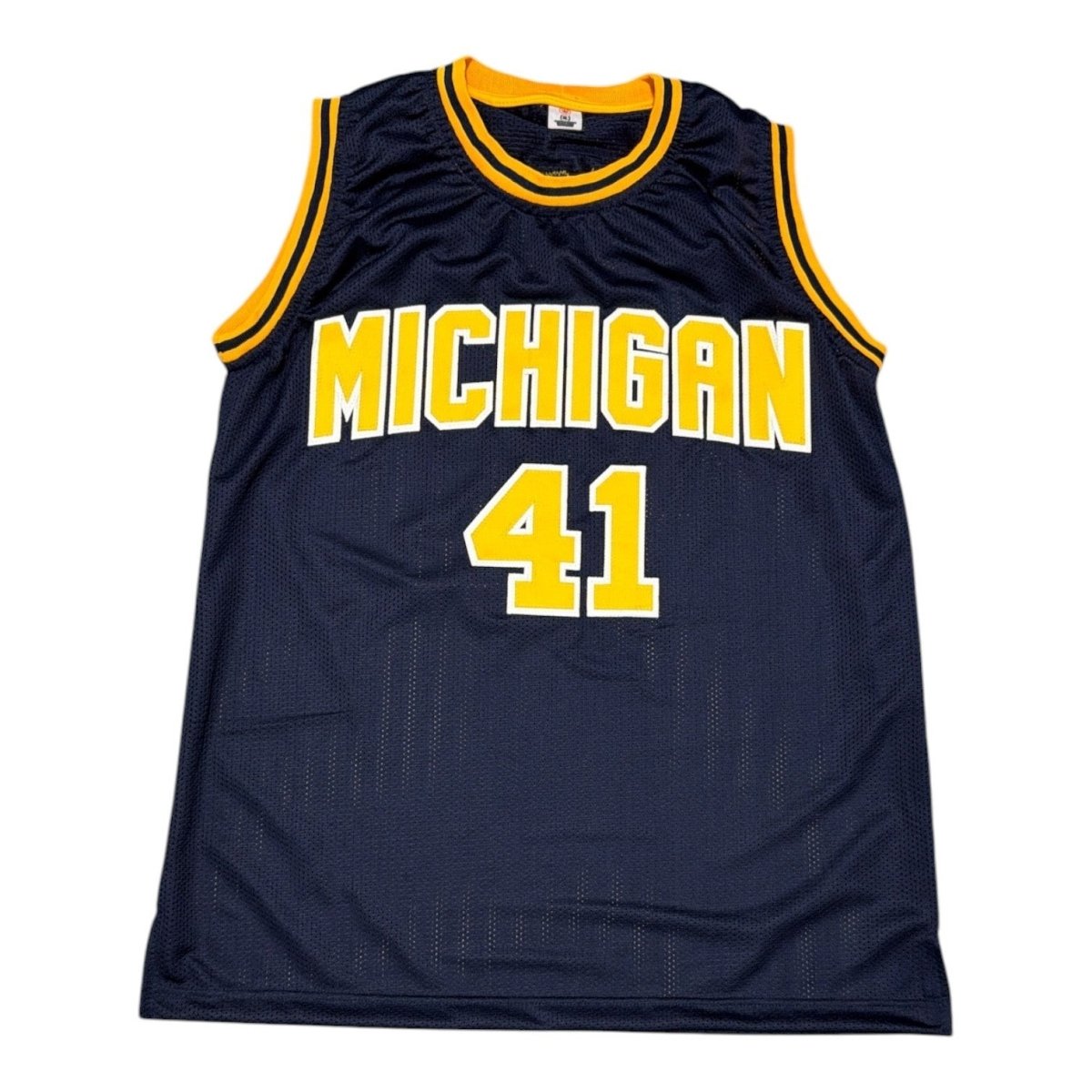 Glen Rice Signed Autographed Michigan Custom Jersey w/ 89 Champs JSA Witness COA