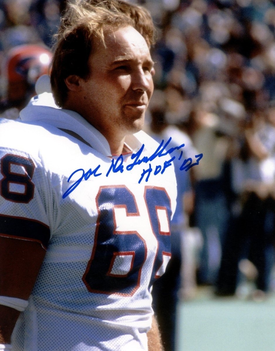 Joe DeLamielleure Signed Buffalo Bills 8x10 Photo w/ HOF 03 LSCM COA #2