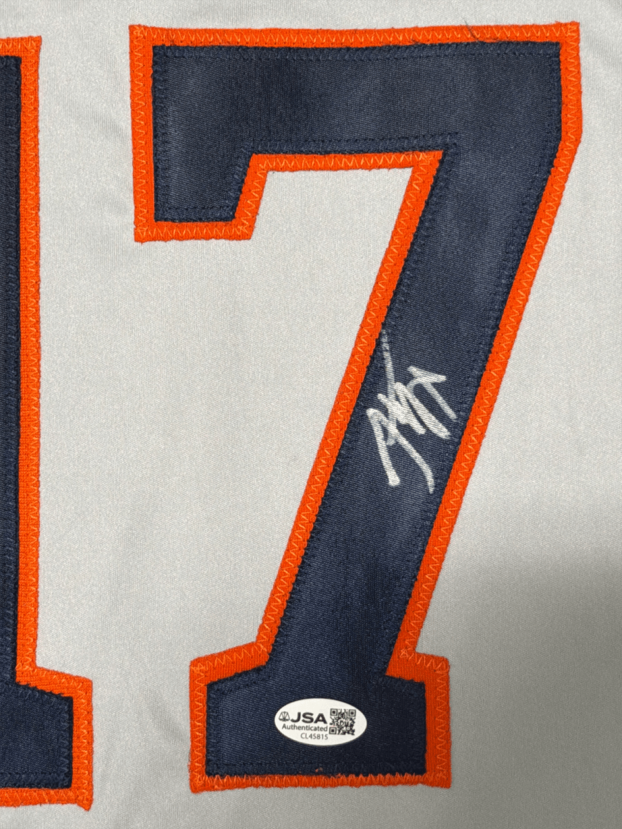 Kai-Wei Teng Signed Autographed Houston Astros Custom Jersey JSA COA