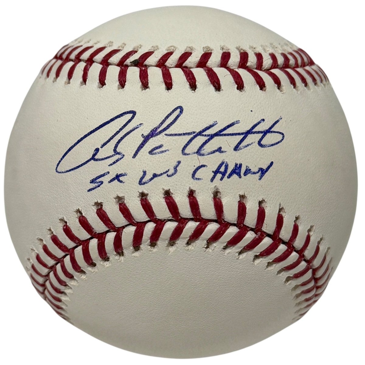 Andy Pettitte Signed Autographed ROMLB Baseball w/ 5x WS Champs JSA COA Yankees