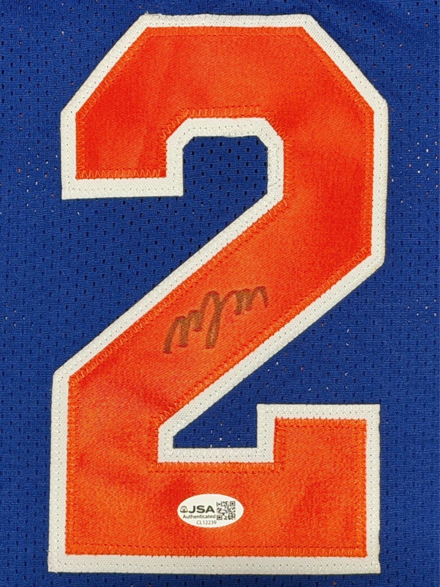 Miles McBride Signed Autographed New York Knicks Custom Jersey JSA COA