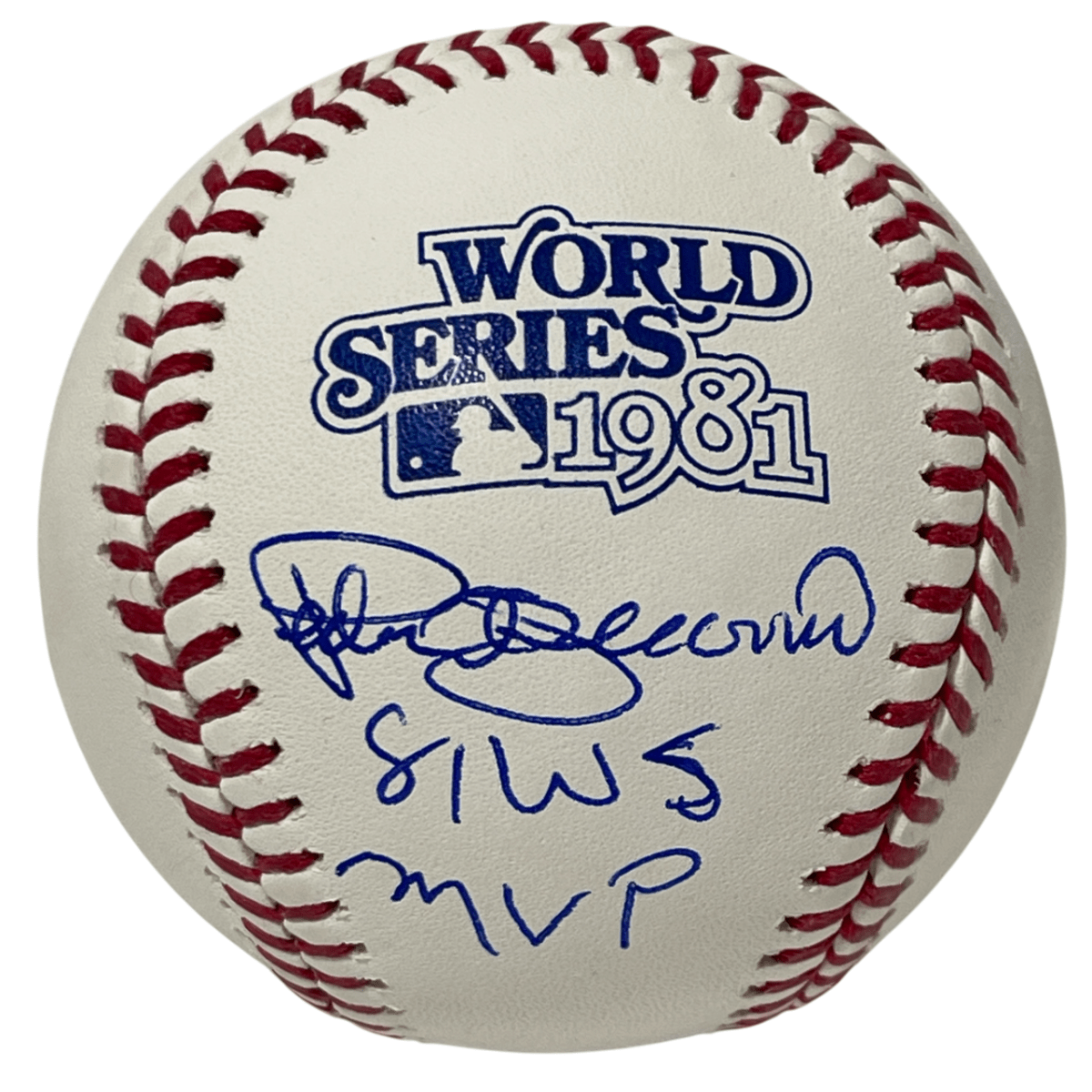 Pedro Guerrero Signed 1981 World Series Baseball w 81 WS MVP Beckett Wit BAS COA