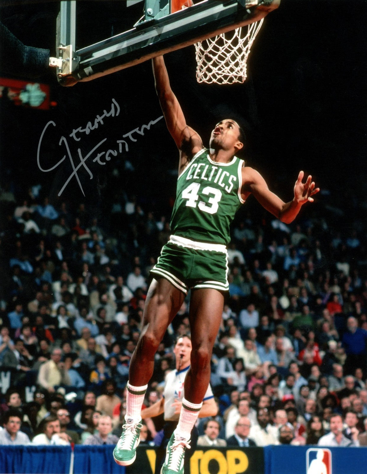 Gerald Henderson Signed Autographed Boston Celtics 8x10 LSCM COA
