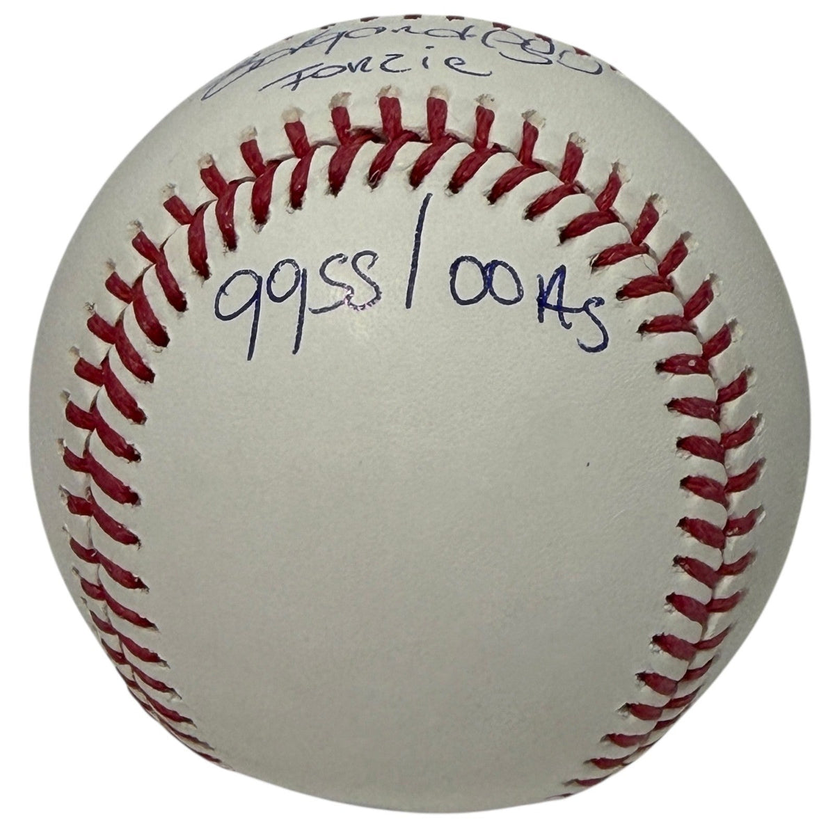 Edgardo Alfonzo Signed Autographed ROMLB Baseball w/ 4 Insc JSA Witness COA