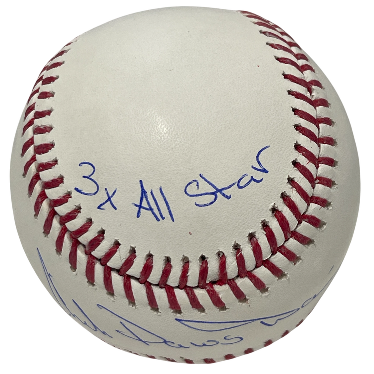Chili Davis Signed ROMLB Baseball w/ Dawg + 2 Insc Beckett Witness BAS COA