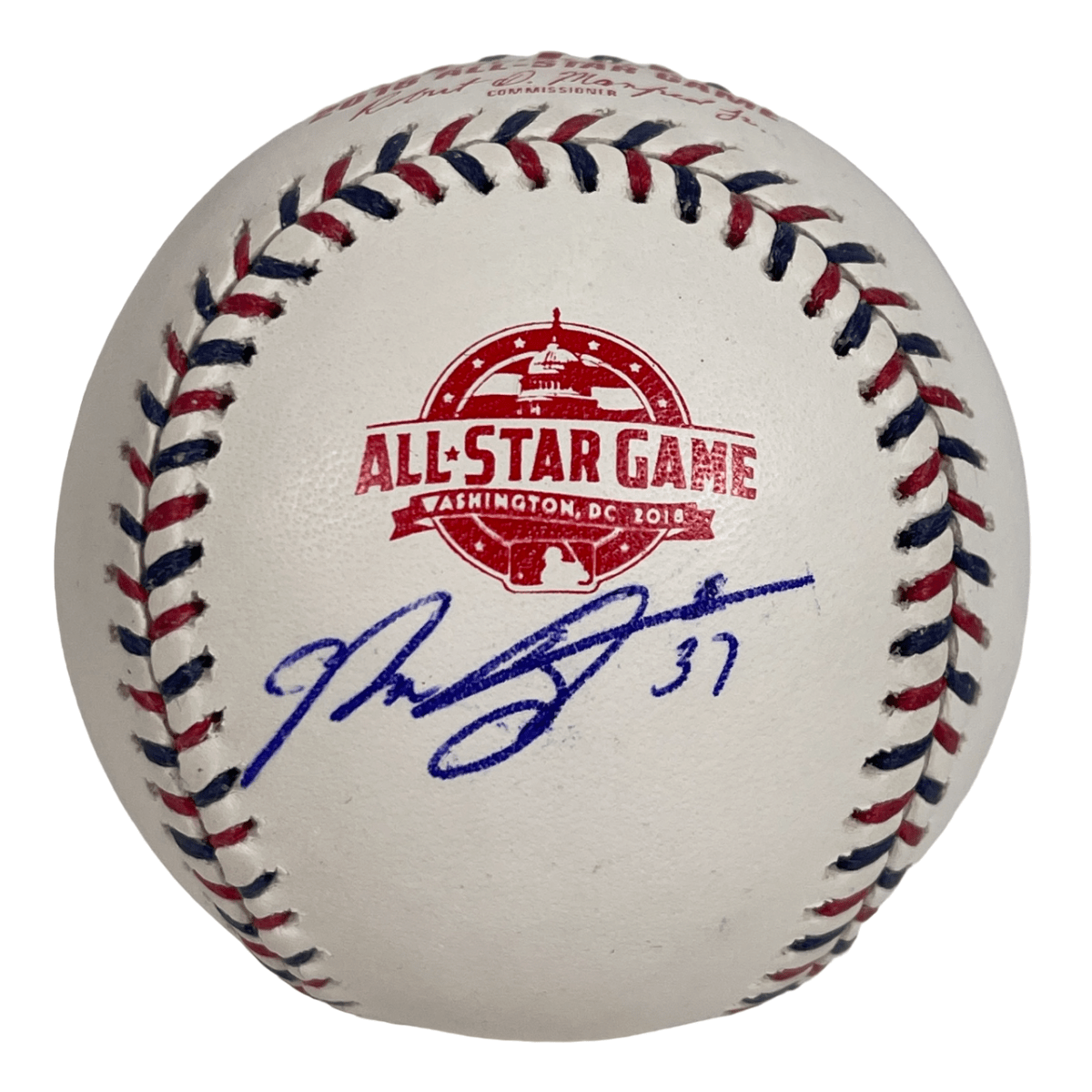 Max Scherzer Signed 2018 All Star Game ROMLB Baseball JSA COA Nationals A