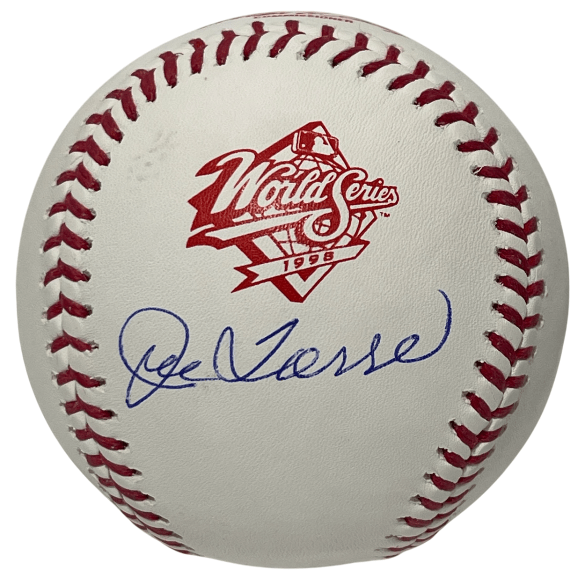 Joe Torre Signed 1998 World Series WS ROMLB Baseball Beckett Wit BAS COA