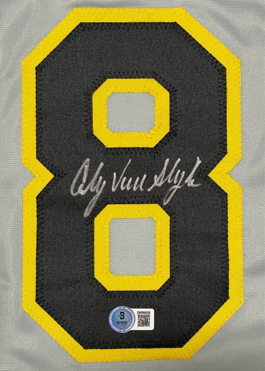 Andy Van Slyke Signed Pittsburgh Pirates Custom Jersey Beckett Witness BAS COA