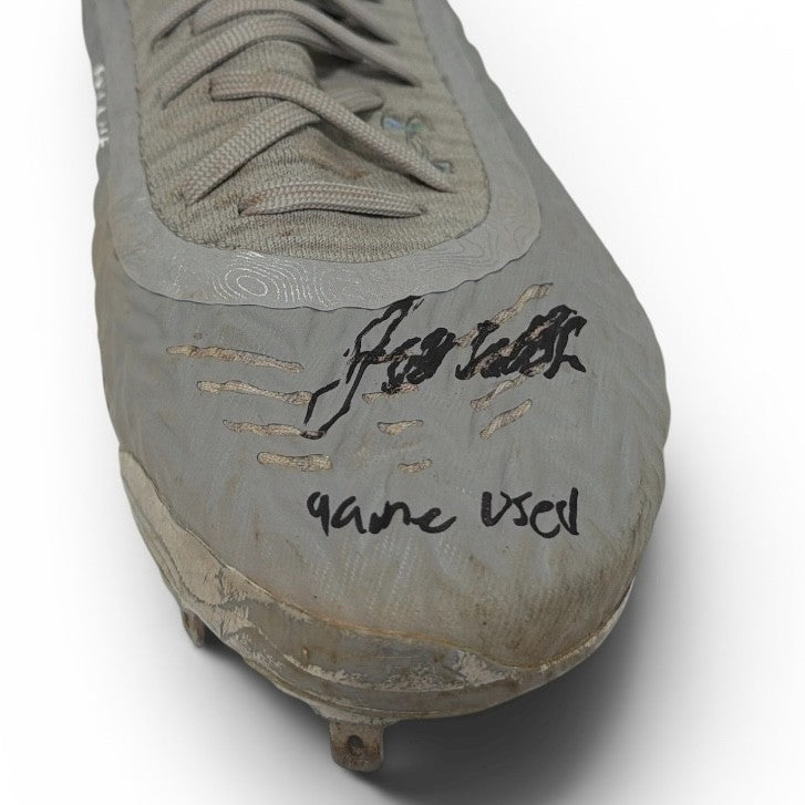 Jett Williams Signed Autographed Game Used Baseball Cleats JSA Wit. COA Brewers