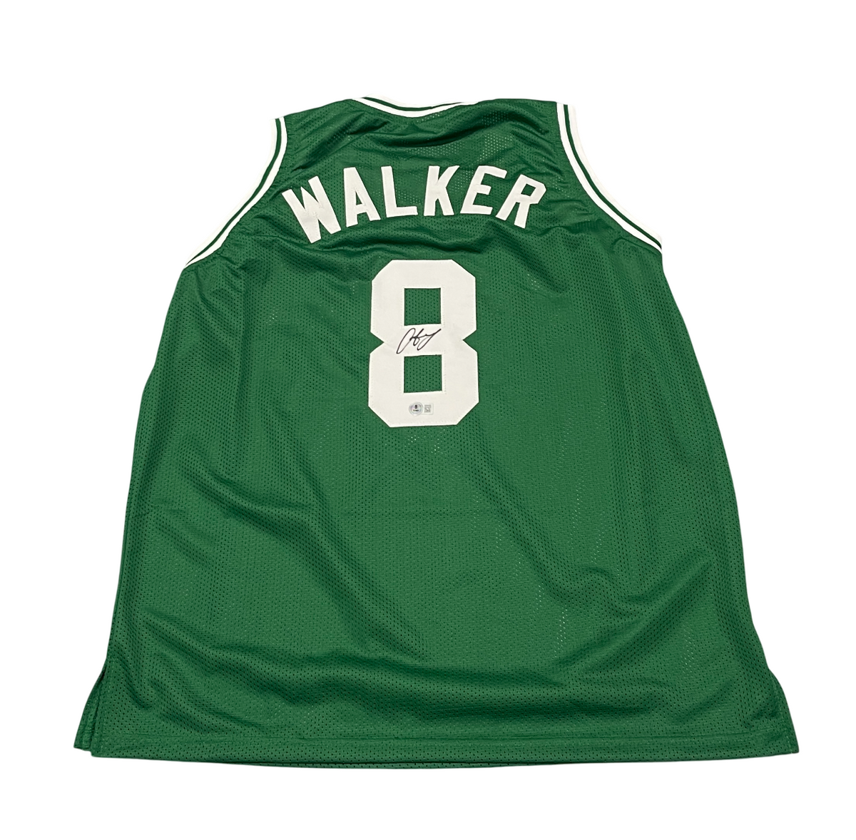 Antoine Walker Signed Boston Celtics Custom Jersey Beckett Witness BAS COA