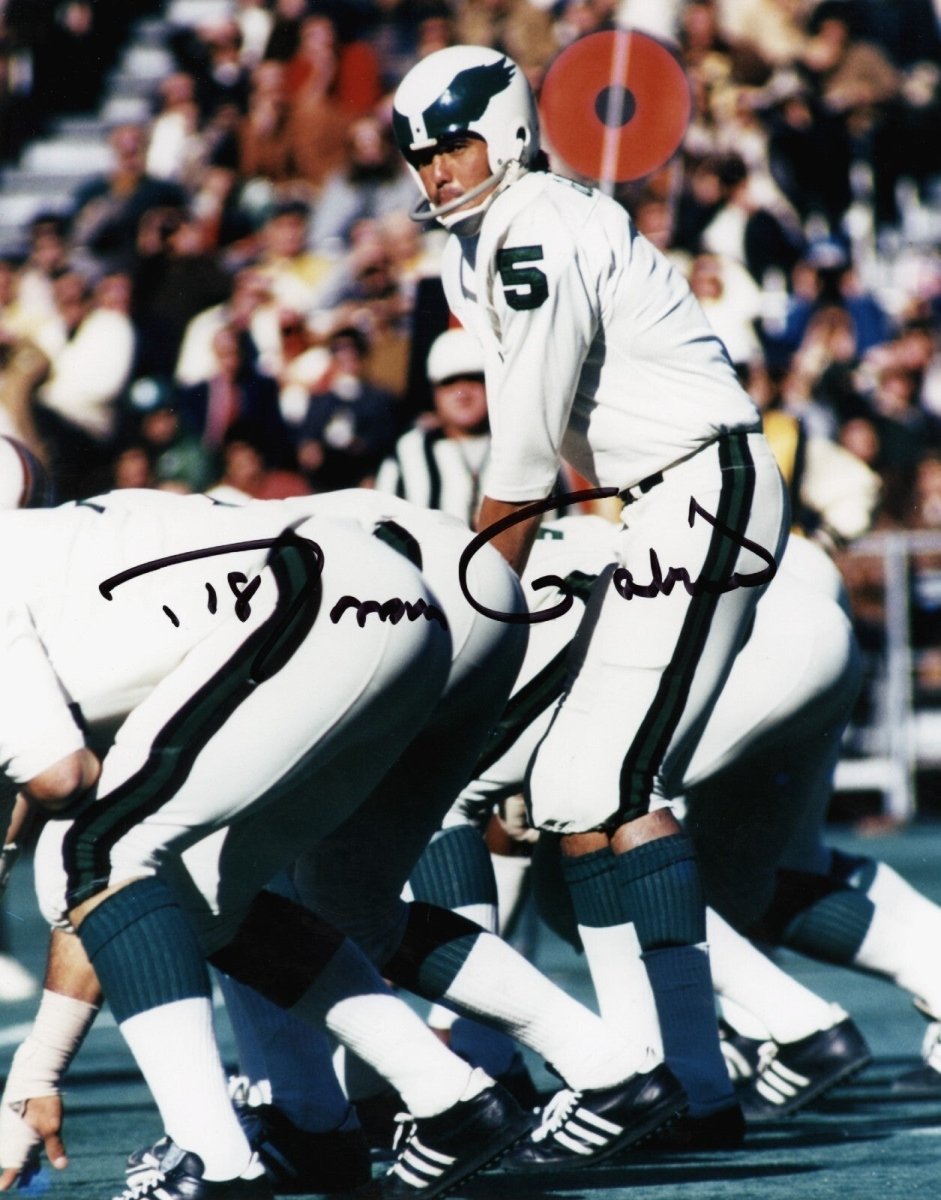 Roman Gabriel Signed Autographed Philadelphia Eagles 8x10 Photo LSCM COA