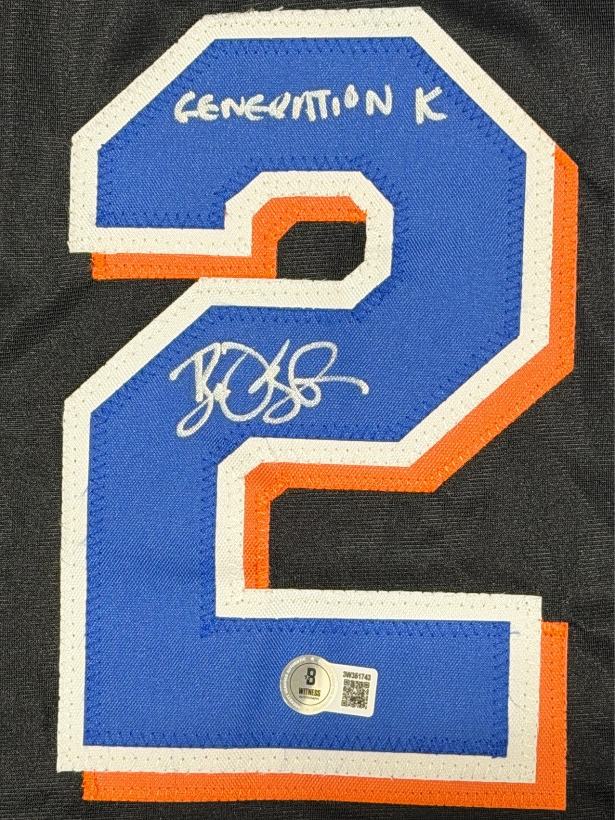 Bill Pulsipher Signed New York Mets Custom Jersey w Generation K Beckett BAS COA