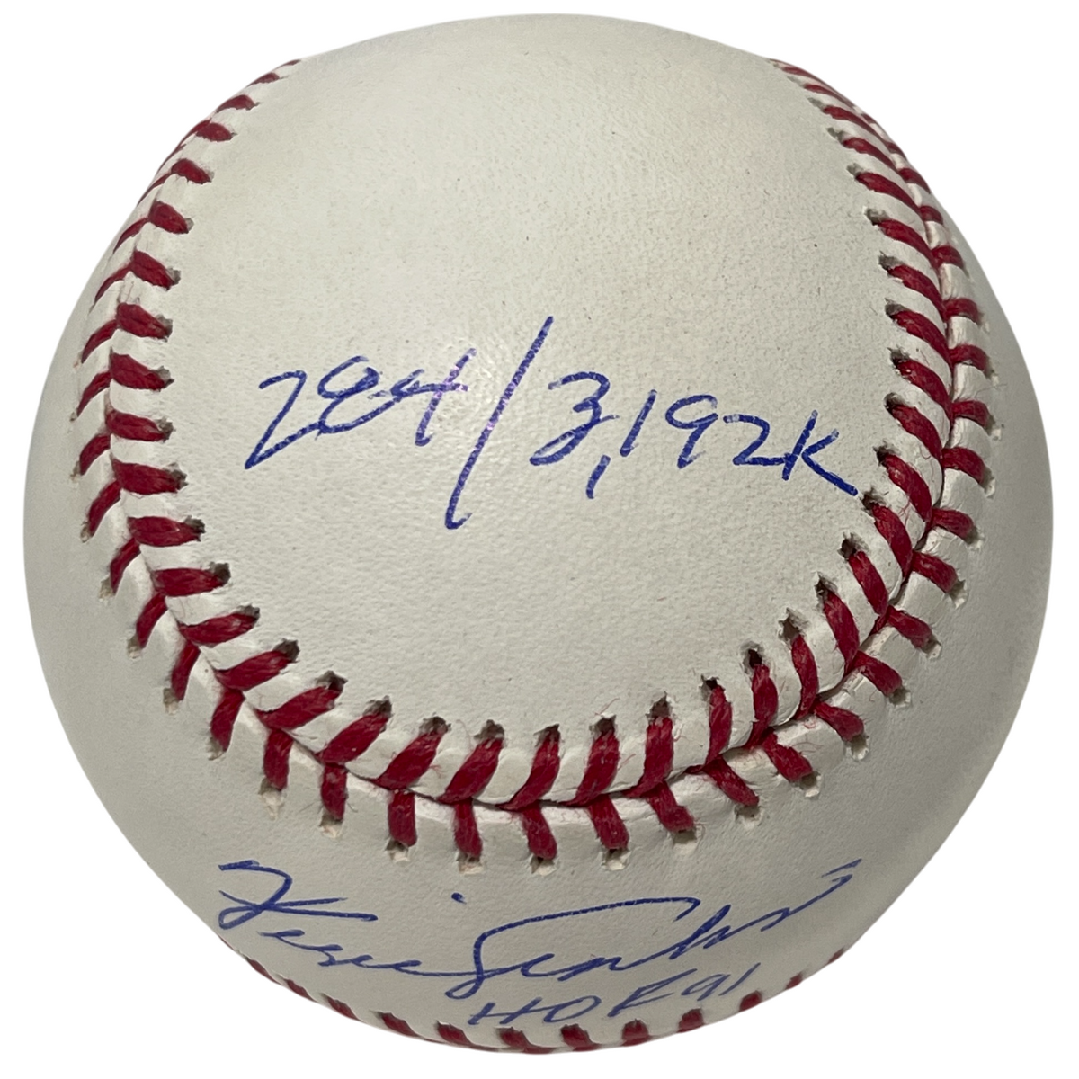 Fergie Jenkins Signed ROMLB Baseball w/ 4 Ins Beckett Witness BAS COA Cubs