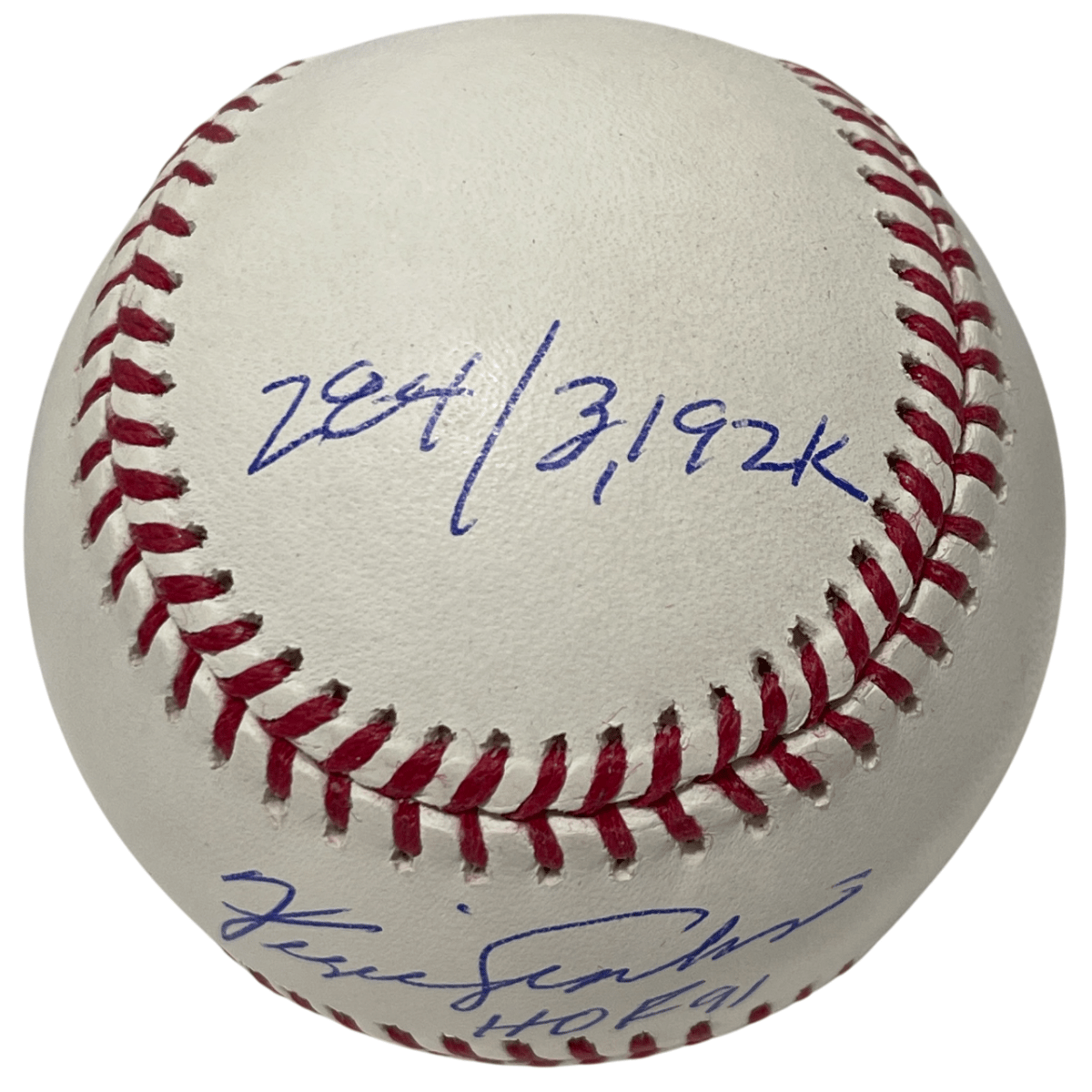 Fergie Jenkins Signed ROMLB Baseball w/ 4 Ins Beckett Witness BAS COA Cubs