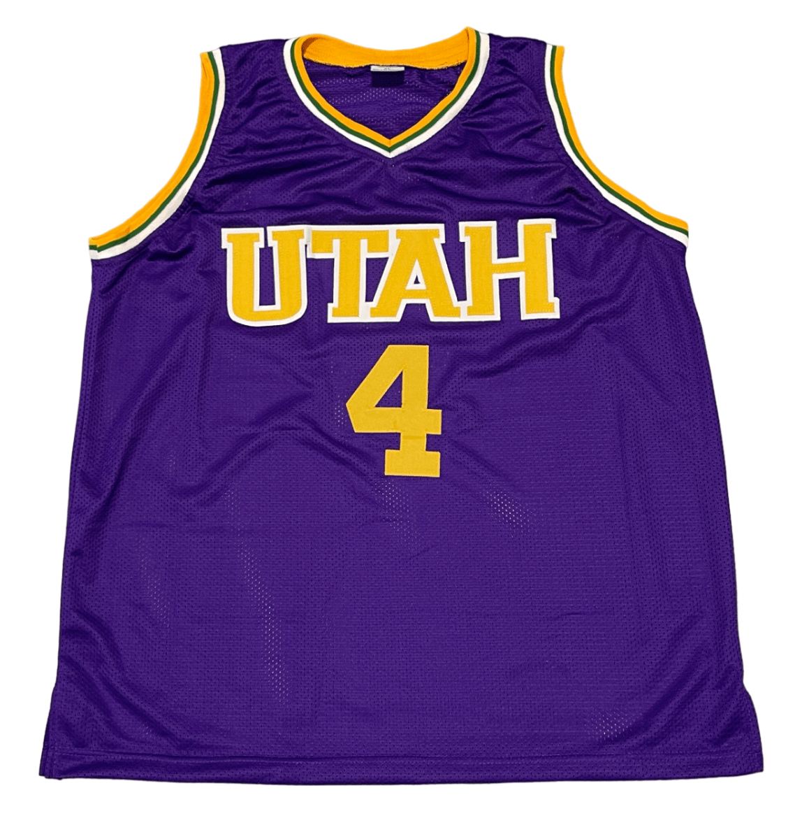 Adrian Dantley Signed Utah Jazz Custom Jersey w/ HOF 09 Beckett Witness BAS COA