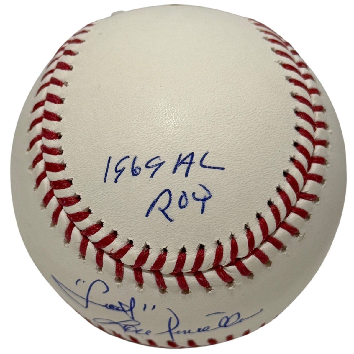 Lou Piniella Signed Autographed ROMLB Baseball w/ 4 Stat Inscriptions JSA COA