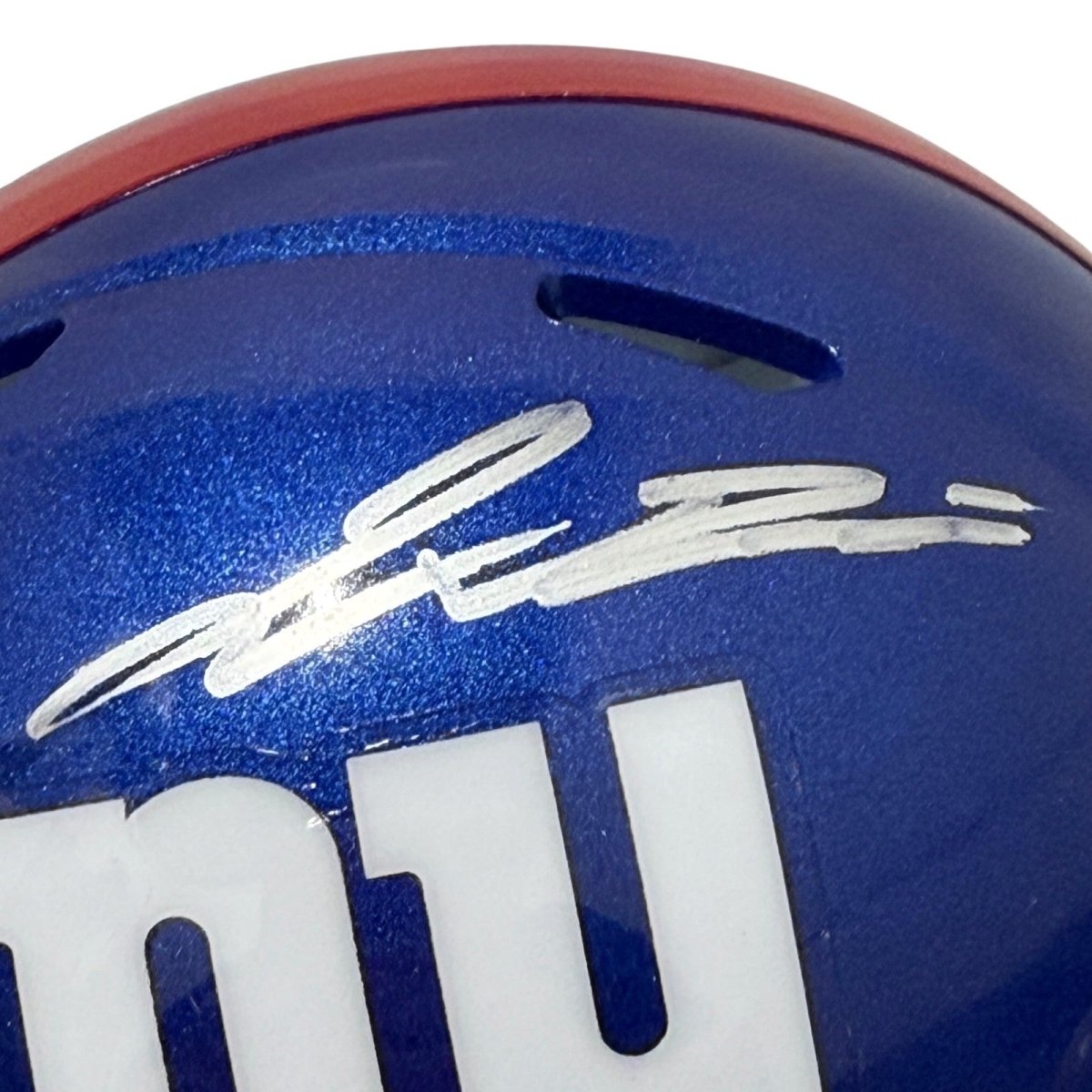 Jaxson Dart Signed Autographed New York Giants Speed Mini Helmet FANATICS COA