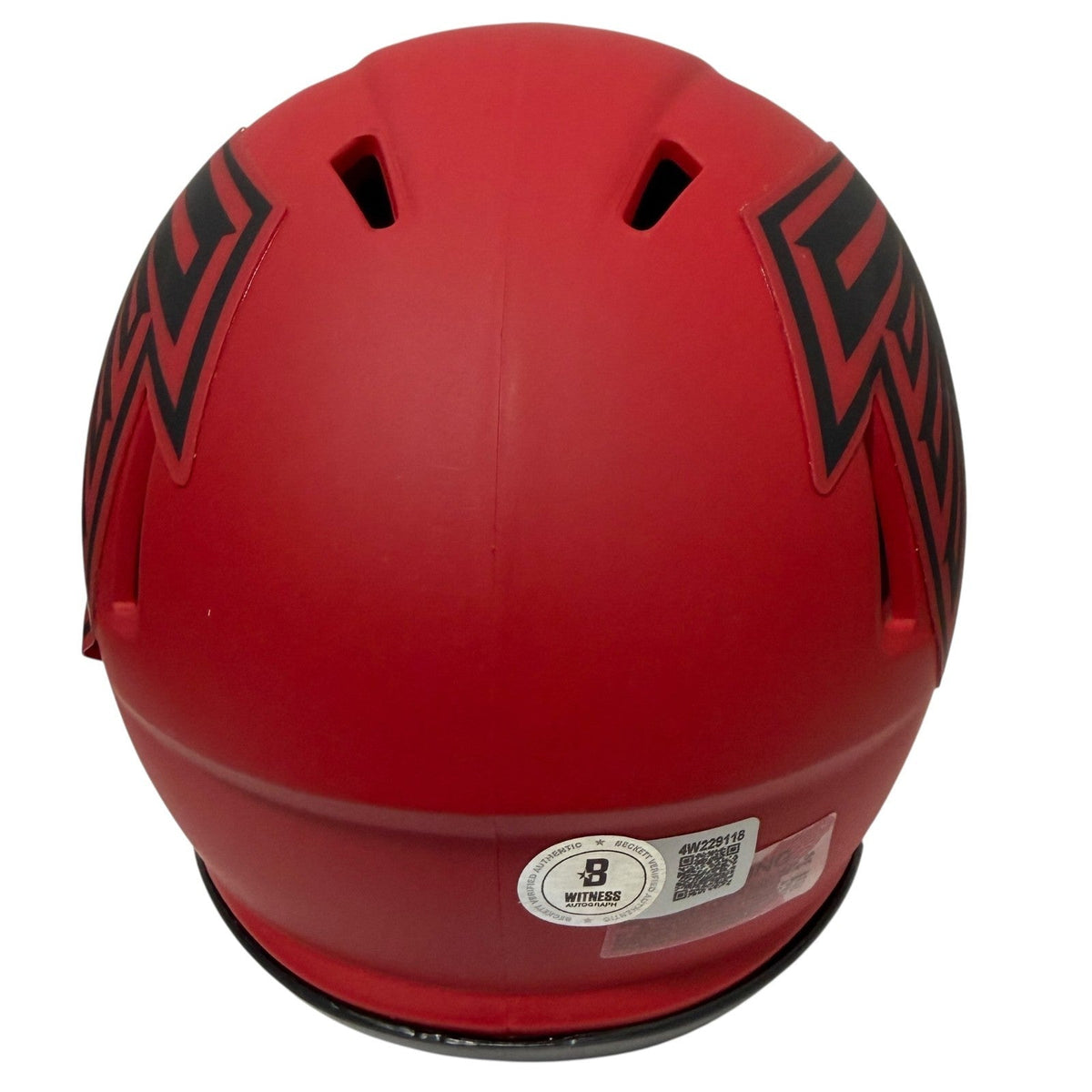 Michael Penix Signed Atlanta Falcons Rave Mini Helmet Beckett Witness BAS COA