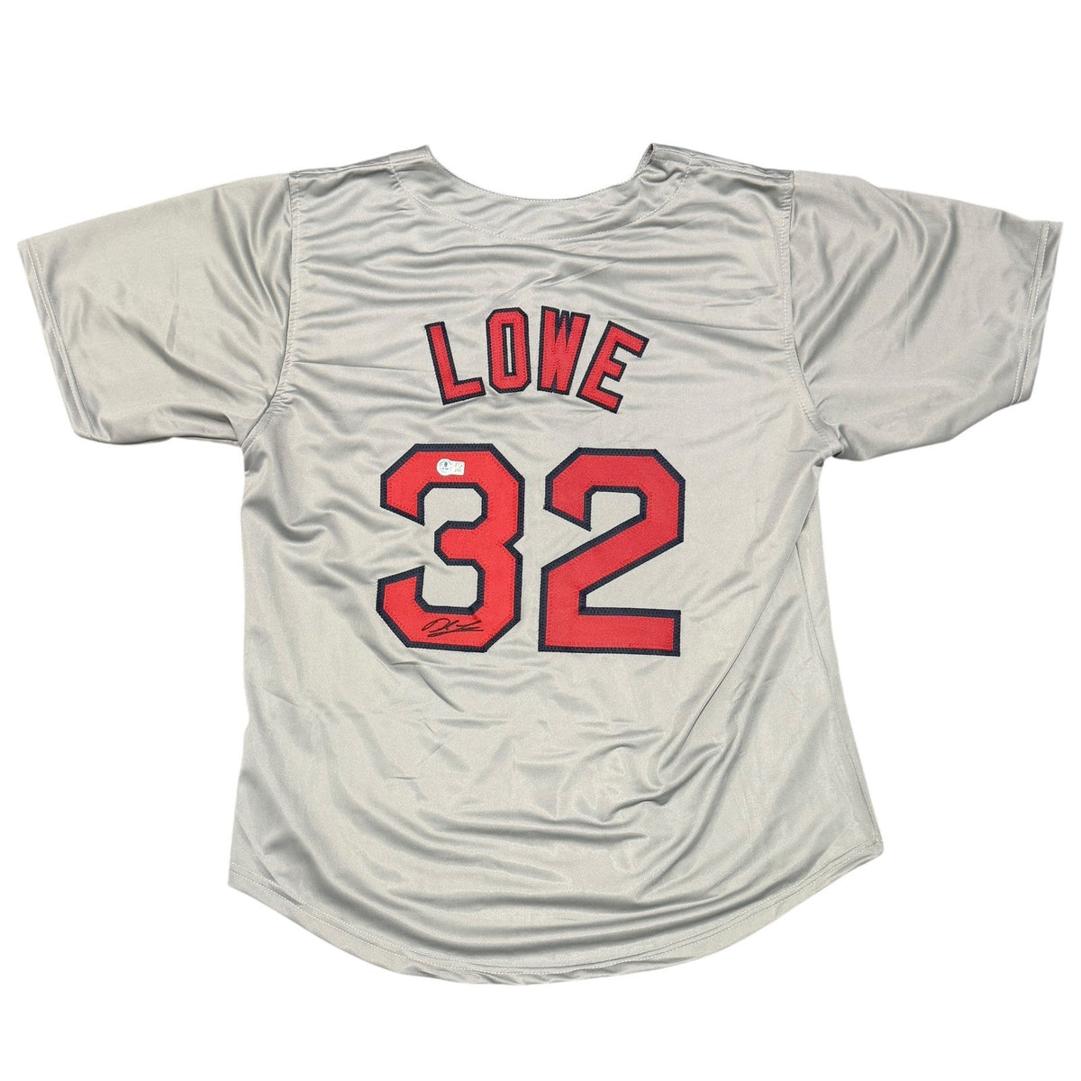 Derek Lowe Signed Boston Red Sox Custom Jersey Beckett Witness BAS COA