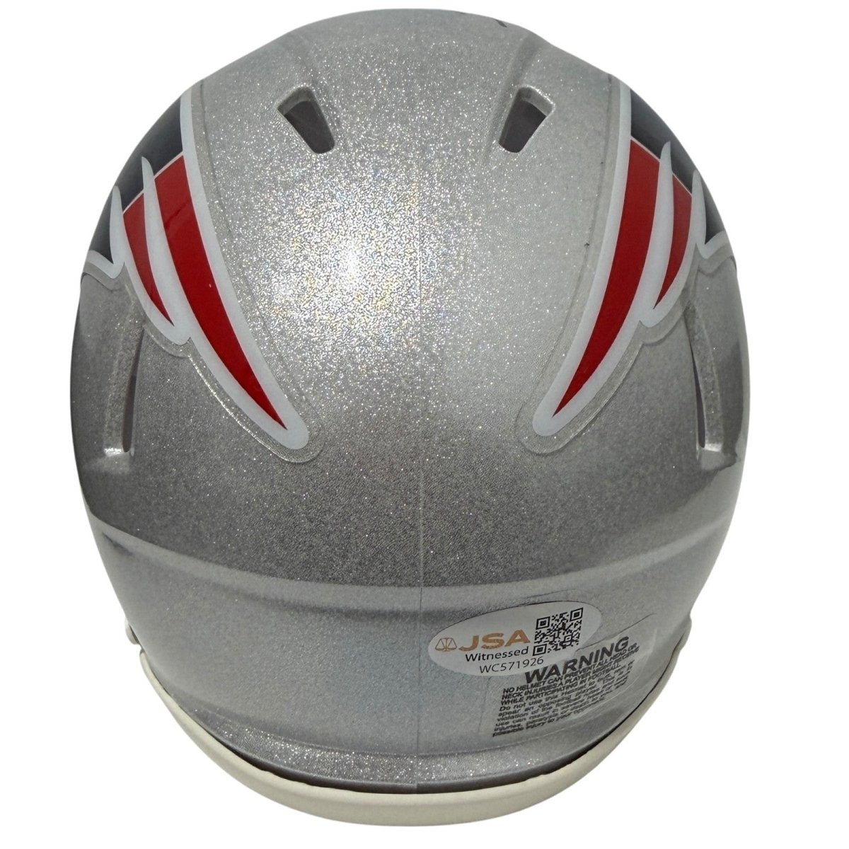 Bobby Hamilton Signed Patriots Speed Mini Helmet w/ 2x SB Champ JSA Witness COA