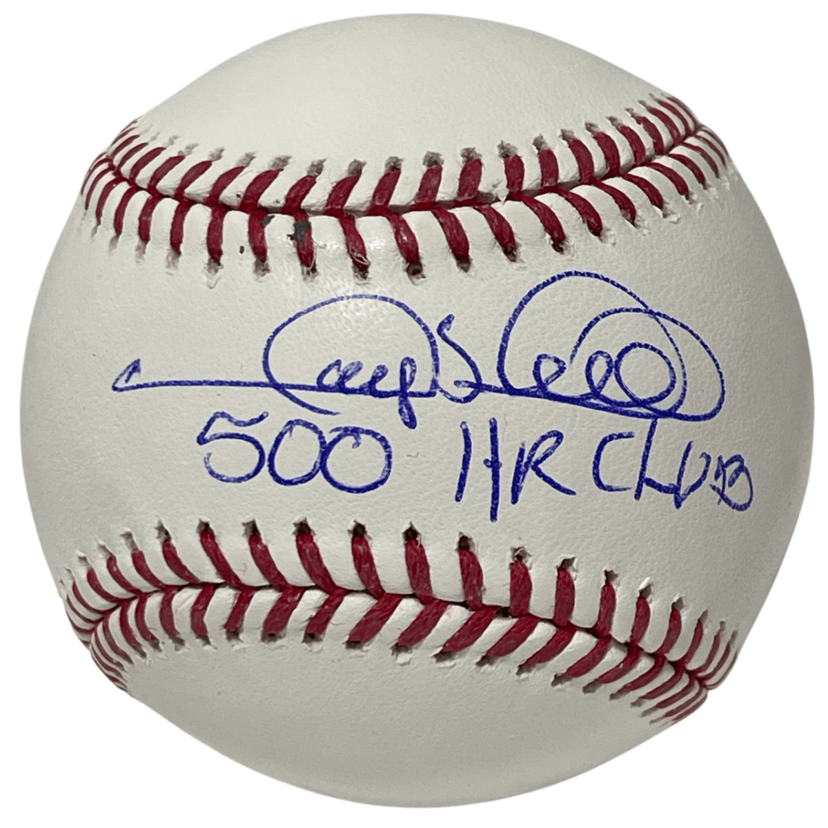 Gary Sheffield Signed ROMLB Baseball w/ 500 HR Club Ins Beckett Wit BAS COA Mets