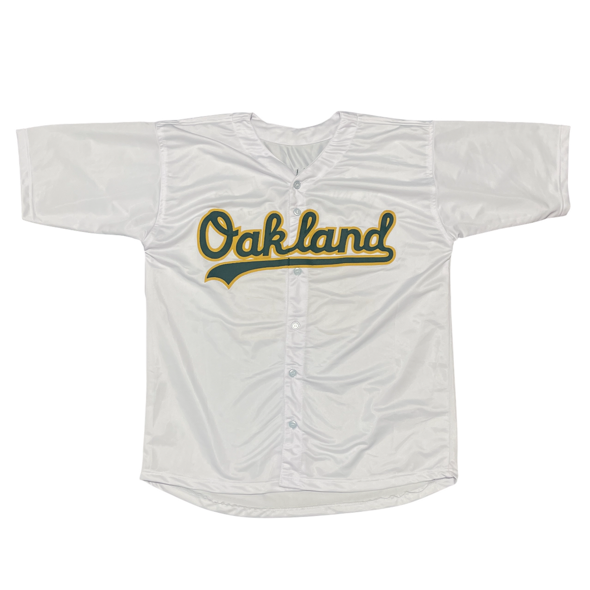 Darold Knowles Signed Athletics Custom Jersey w/ 1973 WS Ins Beckett Wit BAS COA
