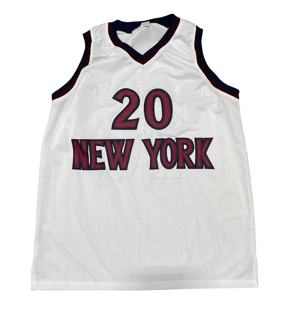 Micheal Ray Richardson Signed New York Knicks Custom Jersey Beckett Wit BAS COA