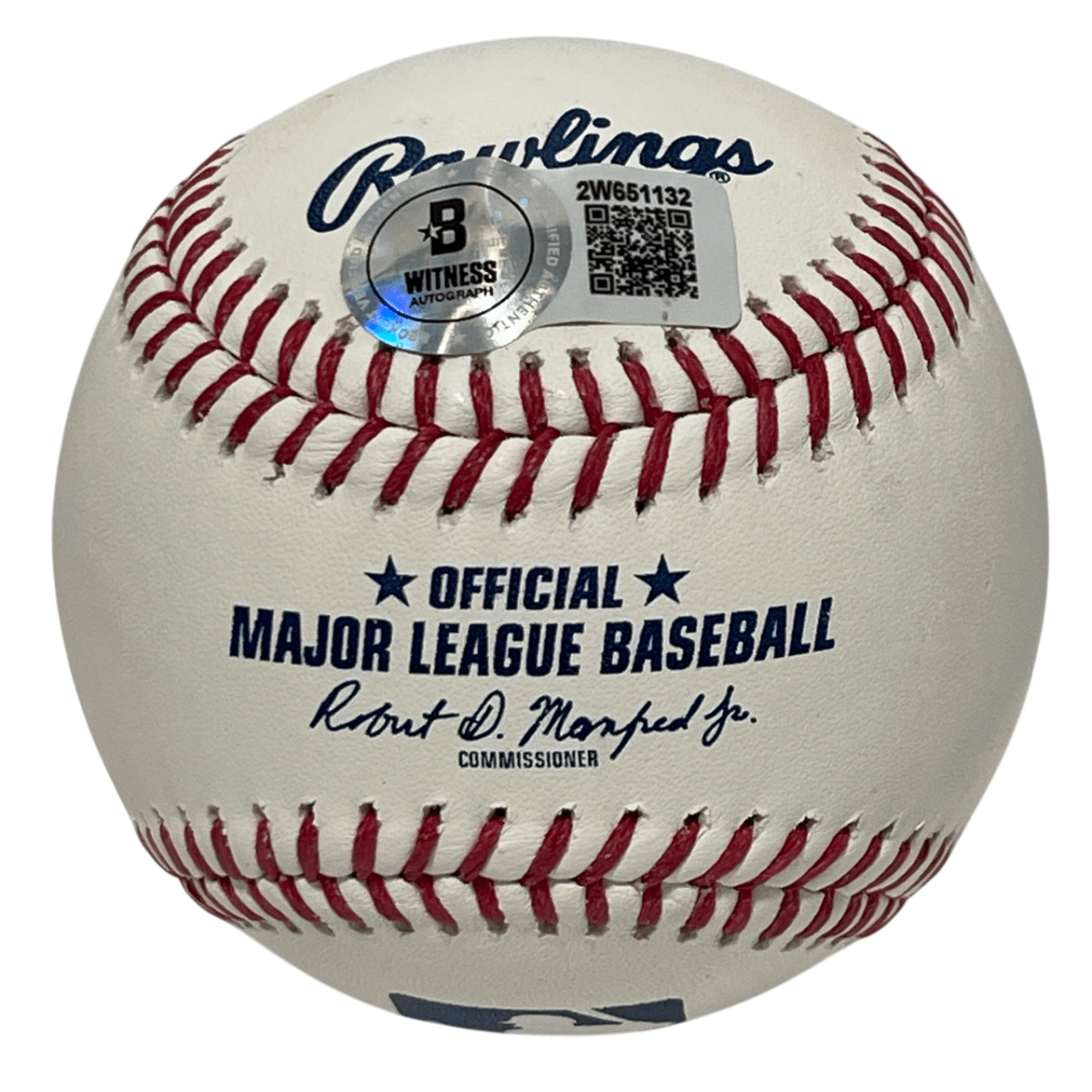 Carlos Mendoza Signed Auto ROMLB Baseball w/ LGM! Beckett Witness BAS COA