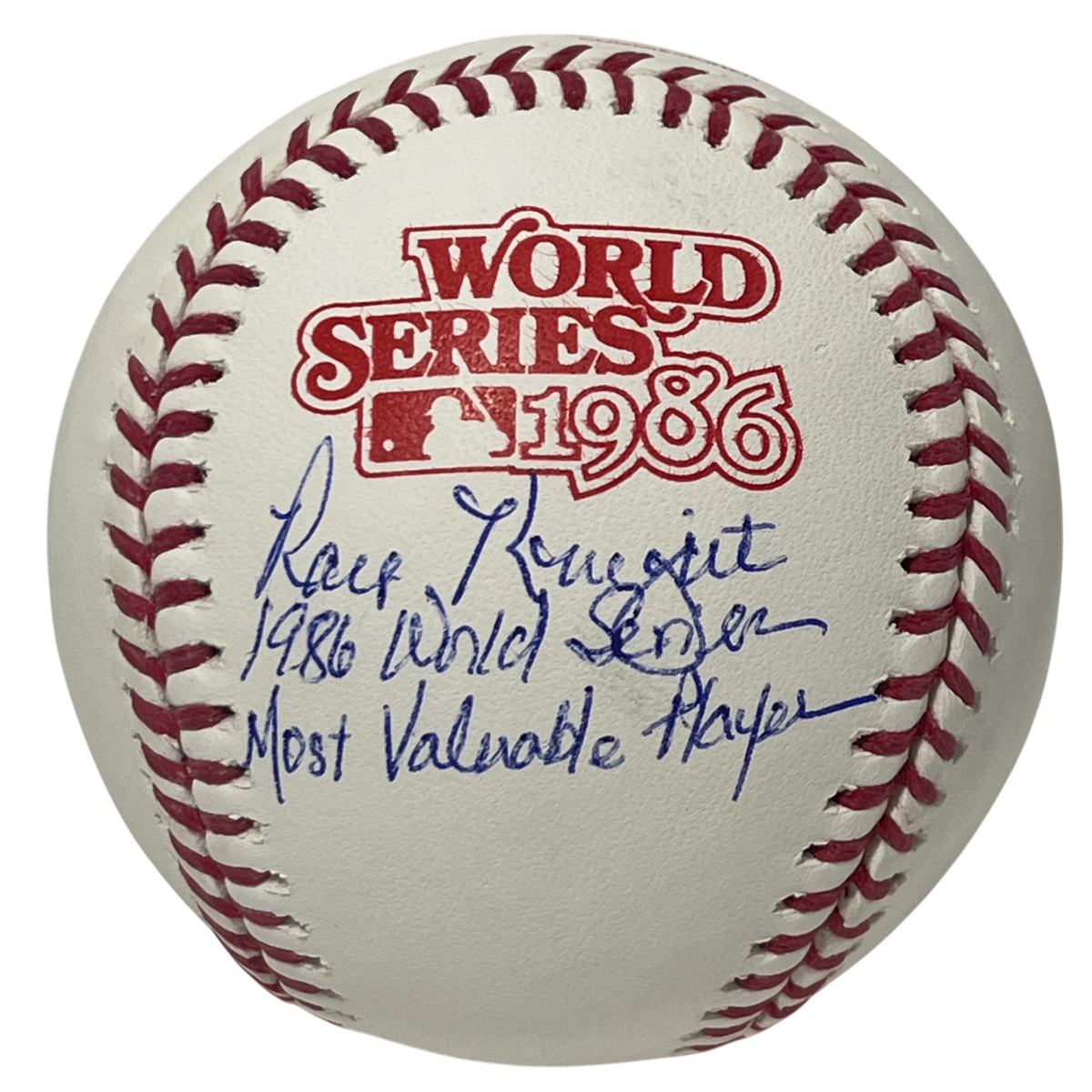 Ray Knight Signed 1986 World Series ROMLB Baseball WS MVP Full JSA COA NY Mets