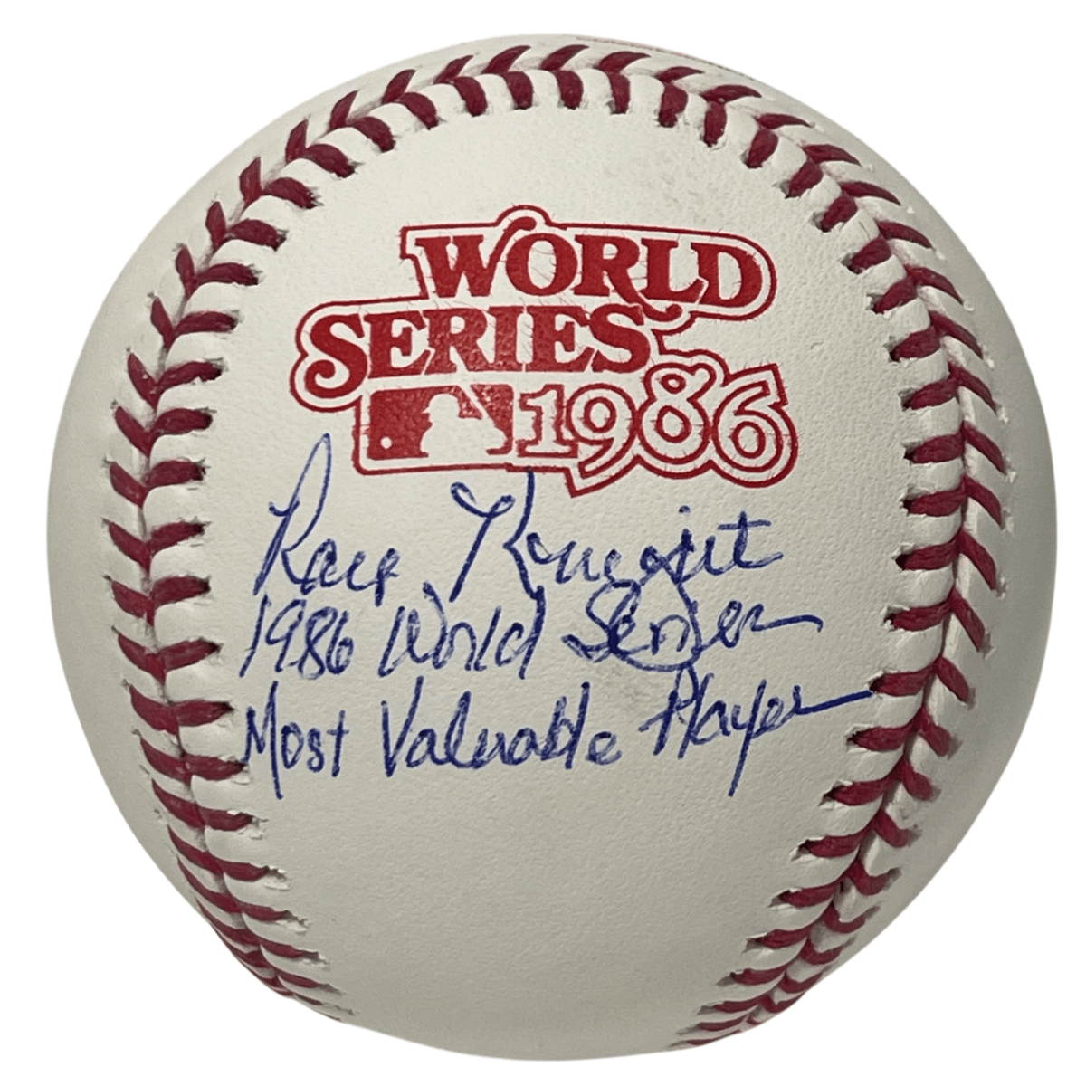 Ray Knight Signed 1986 World Series ROMLB Baseball WS MVP Full JSA COA NY Mets