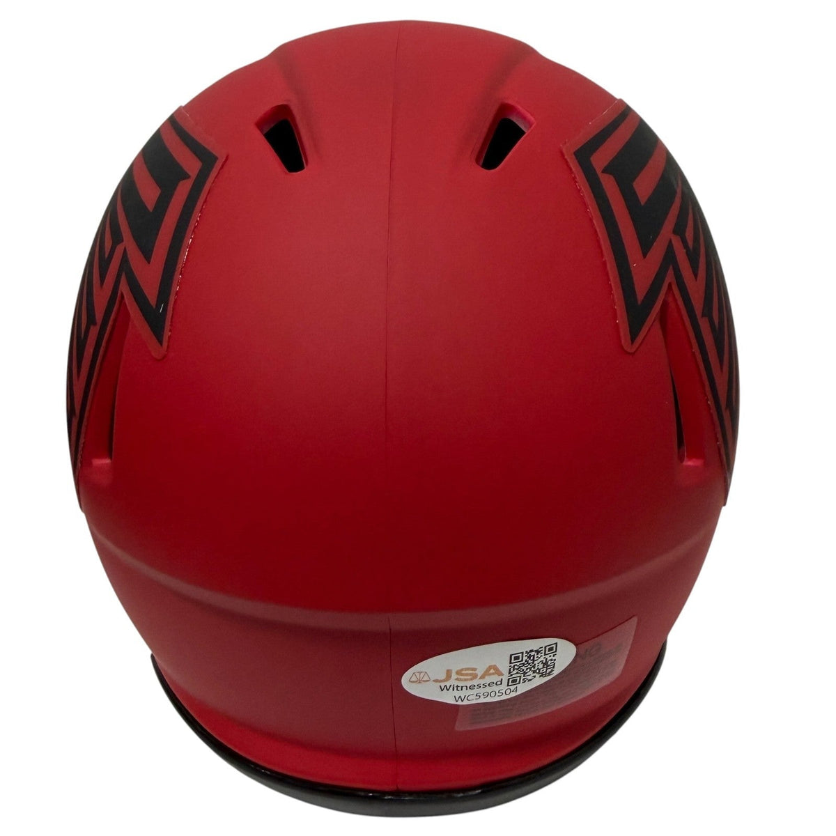 Andre Rison Signed Atlanta Falcons Rave Mini Helmet JSA Witness COA