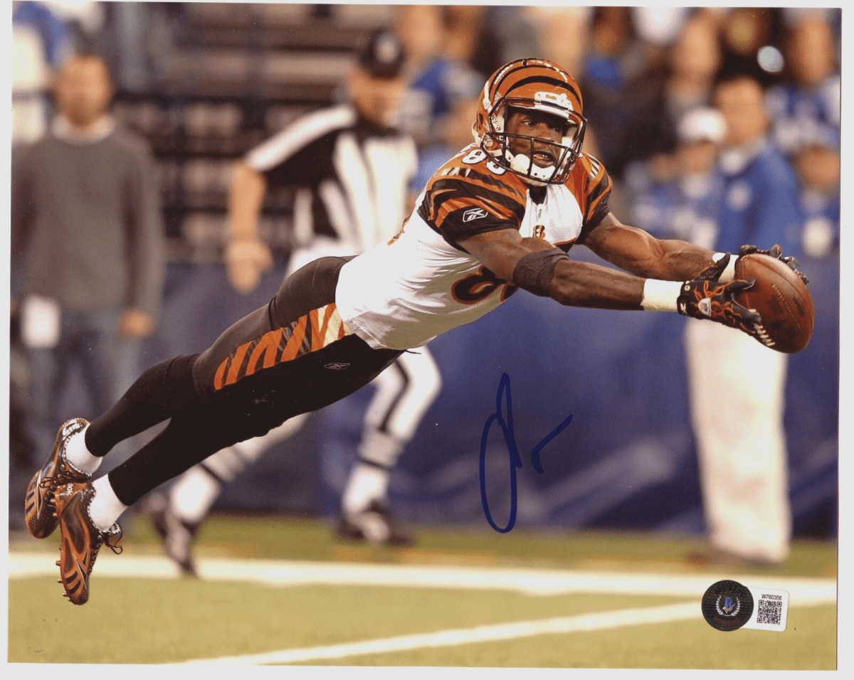 Chad Ochocinco Johnson Signed Cincinnati Bengals 8x10 Photo Beckett W BAS COA #2