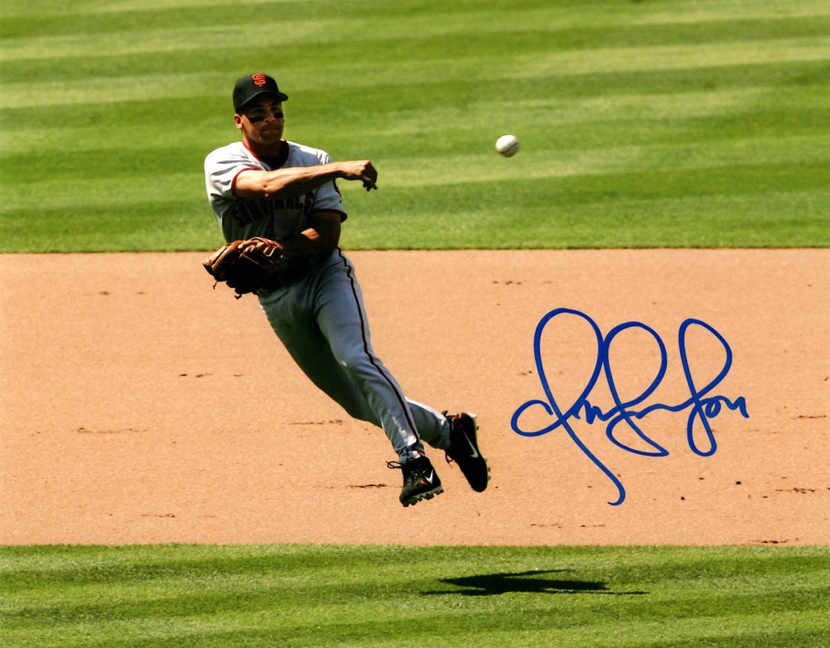 Omar Vizquel Signed Autographed San Francisco Giants 8x10 Photo LSCM COA #2