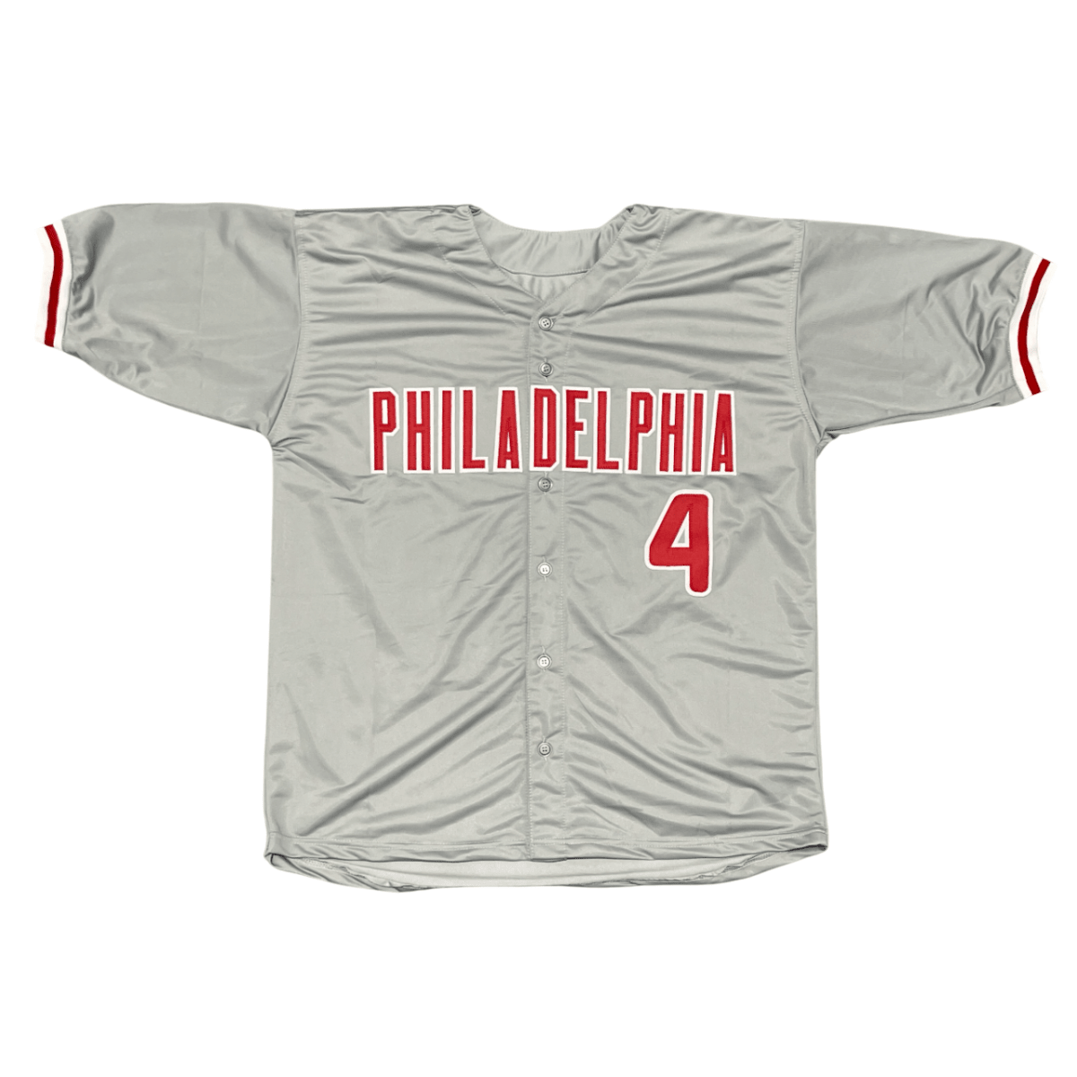 Lenny Dykstra Signed Phillies Custom Jersey w/ 3x AS Beckett Witness BAS COA