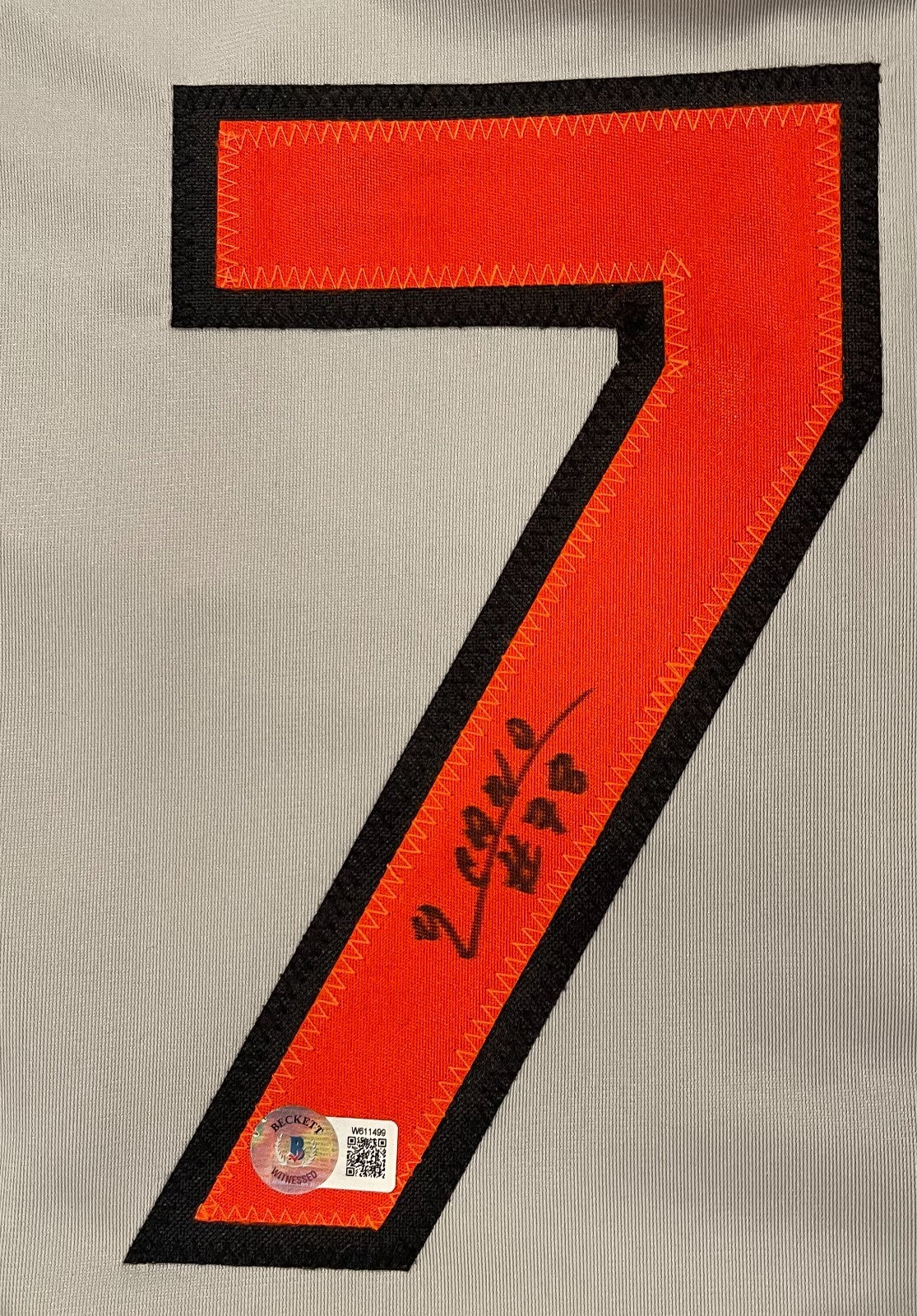 Yennier Cano Signed Baltimore Orioles Custom Jersey Beckett Witness BAS COA