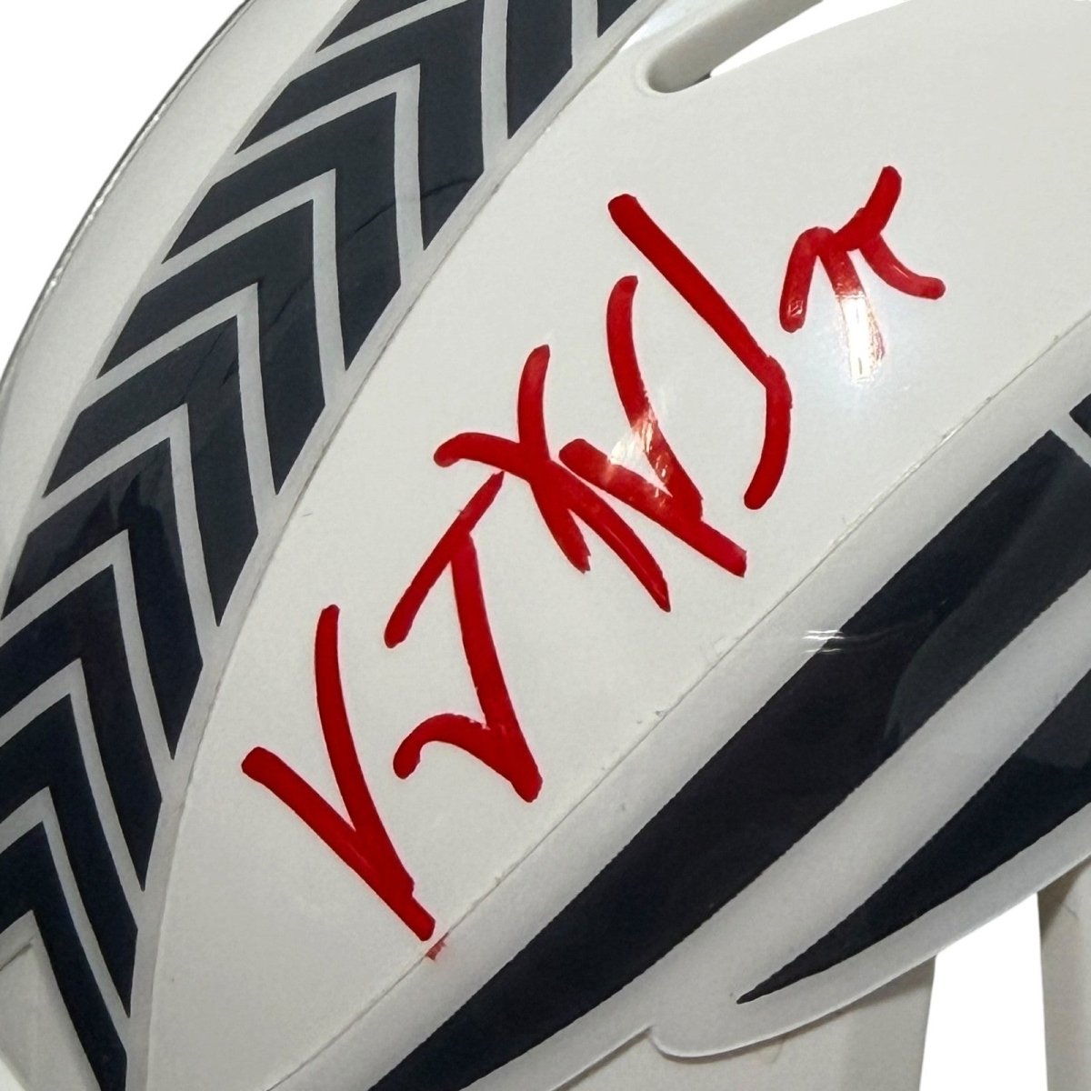 Vince Wilfork Signed Patriots Salute Mini Helmet w/ 2x Champ Ins JSA Witness COA