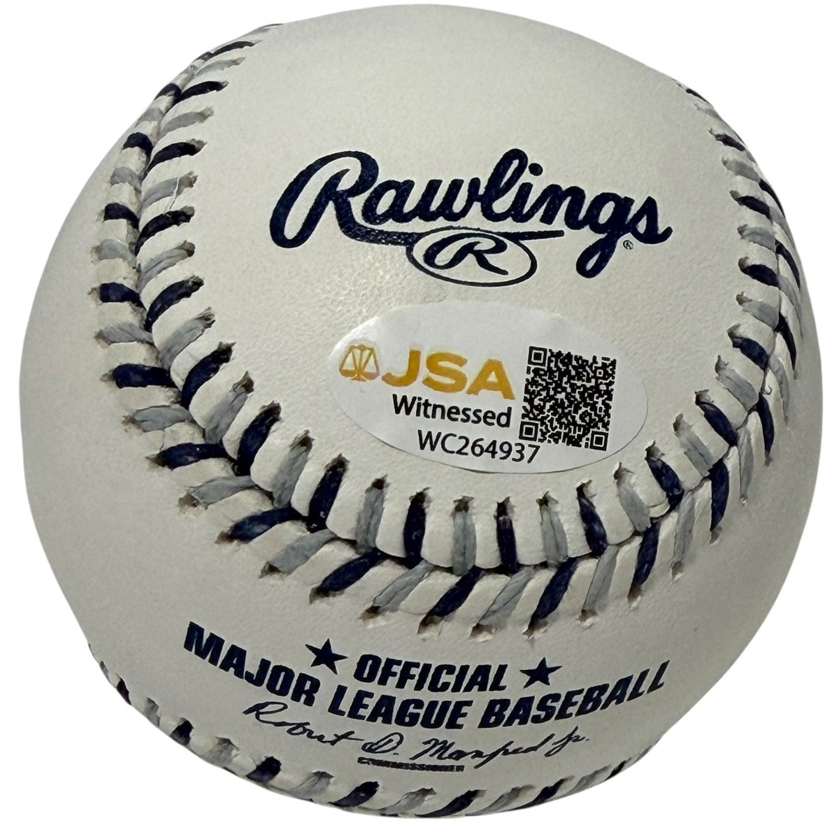 Roy White Signed New York Yankees Logo Baseball w/ 3 Insc JSA Witness COA